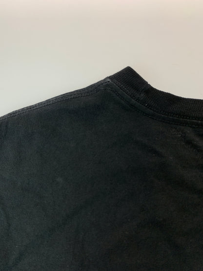 【中古品】【メンズ】 STUSSY ステューシー LOGO PRINT TEE ロゴ プリント ティー 半袖 Ｔシャツ ティーシャツ ショートスリーブ 142-260804-hu-54-min サイズ：L カラー：ブラック 万代Net店