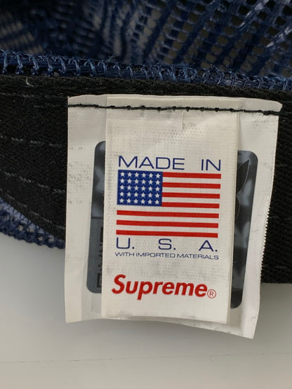 【中古品】【メンズ/レディース】 SUPREME シュプリーム × PLAYBOY プレイボーイ MESH BACK 5-PANEL CAP メッシュ バック 5パネル キャップ 帽子 ベースボールキャップ 185-260817-em-16-min カラー：ネイビー/ホワイト 万代Net店