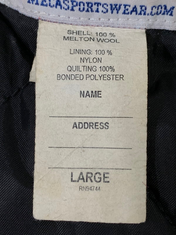 【中古品】【メンズ】 MECA SPORTSWEAR メカスポーツウェア WOOL STADIUM JACKET ウール スタジアム ジャケット スタジャン 上着 146-260811-hu-19-min サイズ：L カラー：グレー/ボルドー 万代Net店