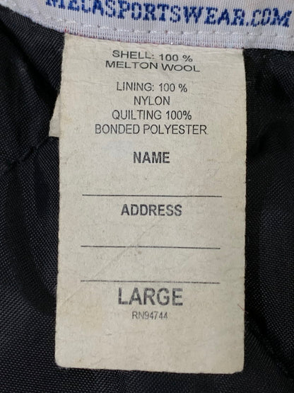 【中古品】【メンズ】 MECA SPORTSWEAR メカスポーツウェア WOOL STADIUM JACKET ウール スタジアム ジャケット スタジャン 上着 146-260811-hu-19-min サイズ：L カラー：グレー/ボルドー 万代Net店