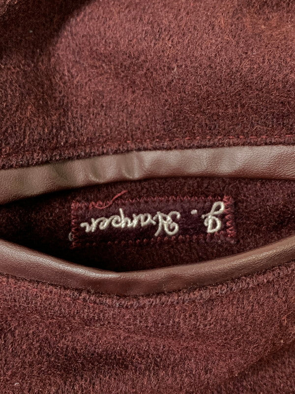 【中古品】【メンズ】 MECA SPORTSWEAR メカスポーツウェア WOOL STADIUM JACKET ウール スタジアム ジャケット スタジャン 上着 146-260811-hu-19-min サイズ：L カラー：グレー/ボルドー 万代Net店