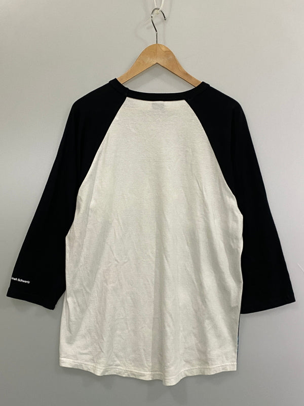 【中古品】【メンズ】 APPLEBUM×JONAH SCHWARTZ アップルバム ジョナ シュワルツ PRINT TEE ポイント ティー ティーシャツ 142-260804-hu-17-min サイズ：L カラー：ブラック/ホワイト 万代Net店