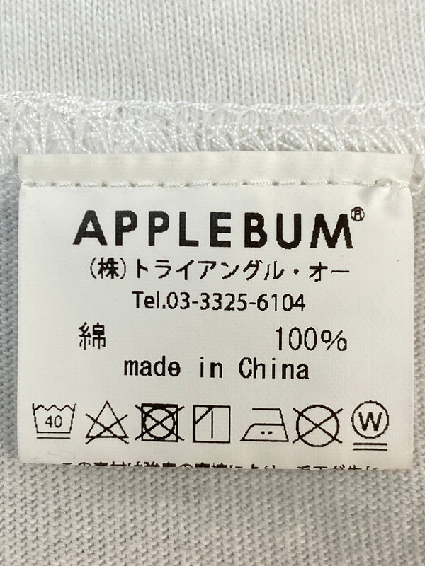 【中古品】【メンズ】 APPLEBUM×JONAH SCHWARTZ アップルバム ジョナ シュワルツ PRINT TEE ポイント ティー ティーシャツ 142-260804-hu-17-min サイズ：L カラー：ブラック/ホワイト 万代Net店