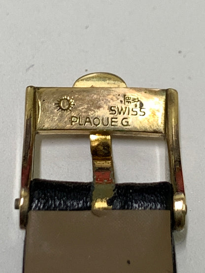 【中古品】【メンズ】 OMEGA GENEVE オメガジュネーブ 70's TEXTURED DIAL WATCH 70年代 テクスチャード ダイアル ウォッチ 腕時計 197-260806-yn-22-min カラー：ベルト：ブラック/文字盤：ネイビー 万代Net店
