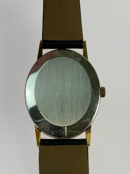 【中古品】【メンズ】 OMEGA GENEVE オメガジュネーブ 70's TEXTURED DIAL WATCH 70年代 テクスチャード ダイアル ウォッチ 腕時計 197-260806-yn-22-min カラー：ベルト：ブラック/文字盤：ネイビー 万代Net店