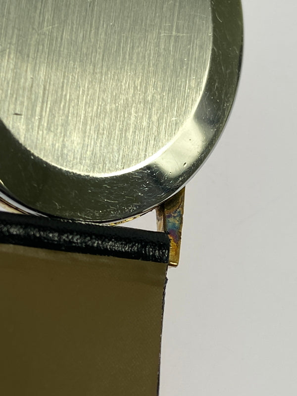 【中古品】【メンズ】 OMEGA GENEVE オメガジュネーブ 70's TEXTURED DIAL WATCH 70年代 テクスチャード ダイアル ウォッチ 腕時計 197-260806-yn-22-min カラー：ベルト：ブラック/文字盤：ネイビー 万代Net店