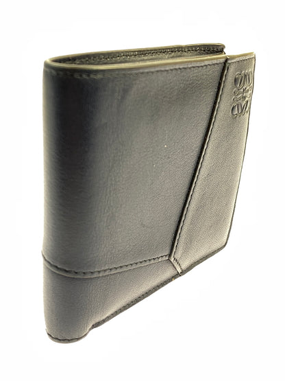 【現状渡し品】【メンズ/レディース】 LOEWE ロエベ PUZZLE FDGE BIFOLD COIN WALLET パズル バイフォールド コインウォレット 二つ折り財布 181-260806-yn-11-min カラー：ネイビー 万代Net店