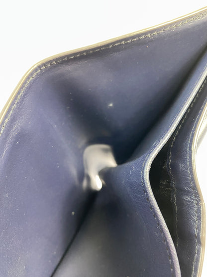 【現状渡し品】【メンズ/レディース】 LOEWE ロエベ PUZZLE FDGE BIFOLD COIN WALLET パズル バイフォールド コインウォレット 二つ折り財布 181-260806-yn-11-min カラー：ネイビー 万代Net店