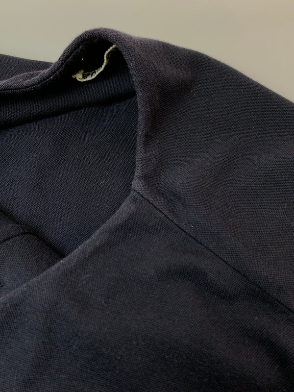 【中古品】【メンズ】 AURALEE オーラリー HIGH GAUGE PIQUE DOUBLE CLOTH HENLEY NECK ハイゲージ ピケ ダブルクロス ヘンリーネック A8SH02HK 半袖 ショートスリーブ ティーシャツ Tシャツ 140-260804-hu-57-min サイズ：4 カラー：ネイビー 万代Net店
