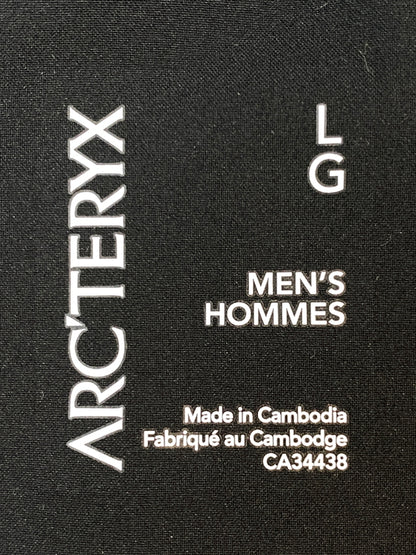 【中古品】【メンズ】 ARC'TERYX アークテリクス スカイラインシャツ 19076-110892 半袖 シャツ ショートスリーブ 144-260804-hu-08-min サイズ：L カラー：ブラック 万代Net店