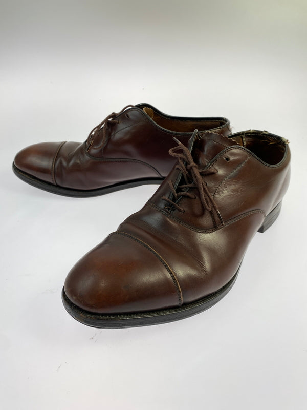 【現状渡し品】【メンズ】 ALDEN オールデン 921 BROWN STRAIGHT TIP DRESS SHOES ストレート チップ ドレス シューズ 164-260805-zi-24-min サイズ：10 カラー：ブラウン 万代Net店