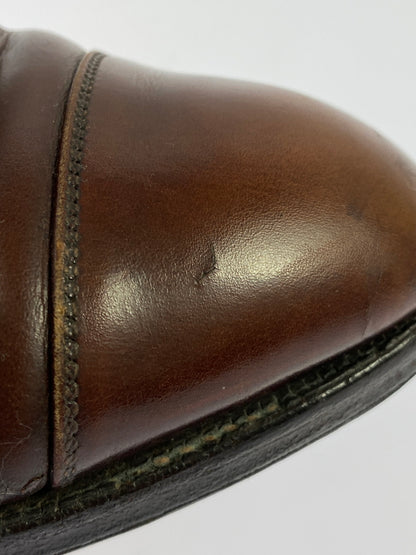 【現状渡し品】【メンズ】 ALDEN オールデン 921 BROWN STRAIGHT TIP DRESS SHOES ストレート チップ ドレス シューズ 164-260805-zi-24-min サイズ：10 カラー：ブラウン 万代Net店