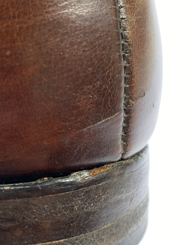 【現状渡し品】【メンズ】 ALDEN オールデン 921 BROWN STRAIGHT TIP DRESS SHOES ストレート チップ ドレス シューズ 164-260805-zi-24-min サイズ：10 カラー：ブラウン 万代Net店