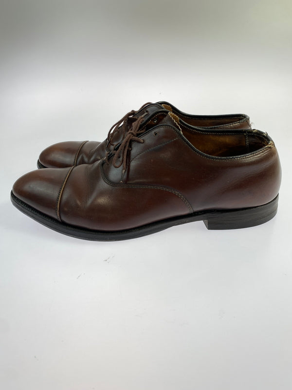 【現状渡し品】【メンズ】 ALDEN オールデン 921 BROWN STRAIGHT TIP DRESS SHOES ストレート チップ ドレス シューズ 164-260805-zi-24-min サイズ：10 カラー：ブラウン 万代Net店
