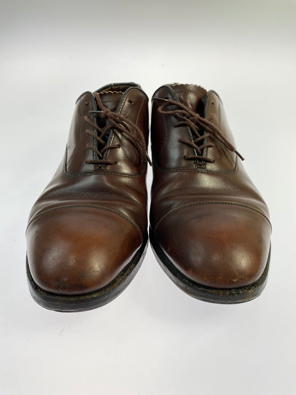 【現状渡し品】【メンズ】 ALDEN オールデン 921 BROWN STRAIGHT TIP DRESS SHOES ストレート チップ ドレス シューズ 164-260805-zi-24-min サイズ：10 カラー：ブラウン 万代Net店