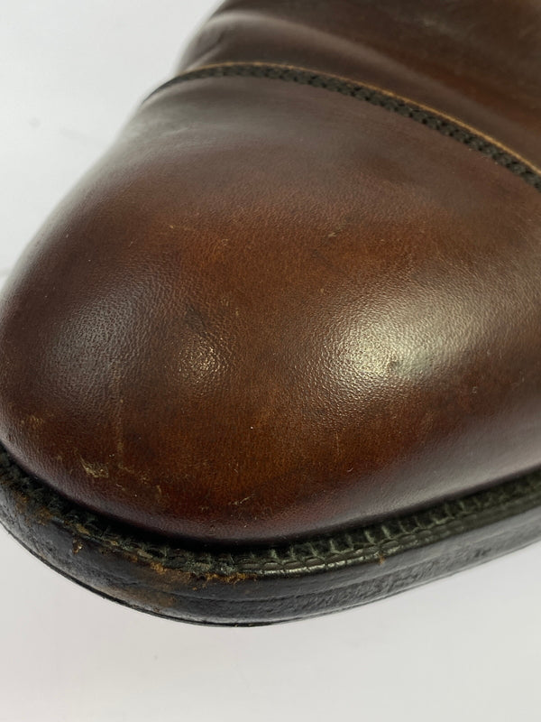 【現状渡し品】【メンズ】 ALDEN オールデン 921 BROWN STRAIGHT TIP DRESS SHOES ストレート チップ ドレス シューズ 164-260805-zi-24-min サイズ：10 カラー：ブラウン 万代Net店