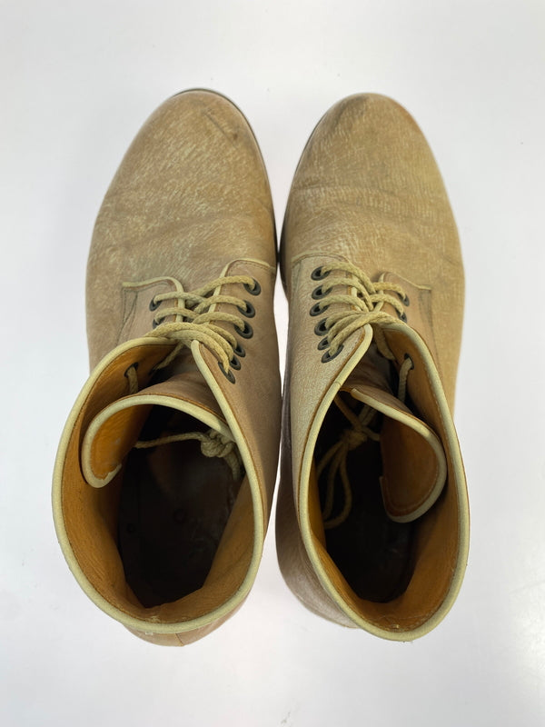 【現状渡し品】【メンズ】 ALFREDOBANNISTER アルフレッドバニスター チャッカブーツ 靴 165-260805-zi-27-min サイズ：43 カラー：ベージュ 万代Net店