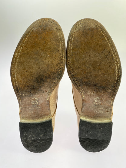 【現状渡し品】【メンズ】 ALFREDOBANNISTER アルフレッドバニスター チャッカブーツ 靴 165-260805-zi-27-min サイズ：43 カラー：ベージュ 万代Net店