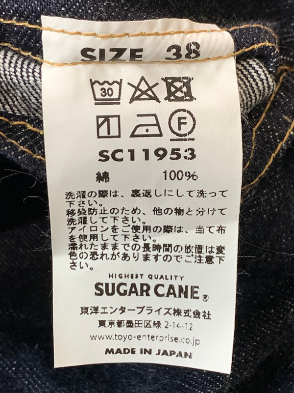 【中古品】【メンズ】 SUGAR CANE シュガーケーン 14.25OZ. DENIM JACKET 1953 MODEL SC11953 デニムジャケット アウター 145-260804-yn-39-min サイズ：38 カラー：インディゴ 万代Net店