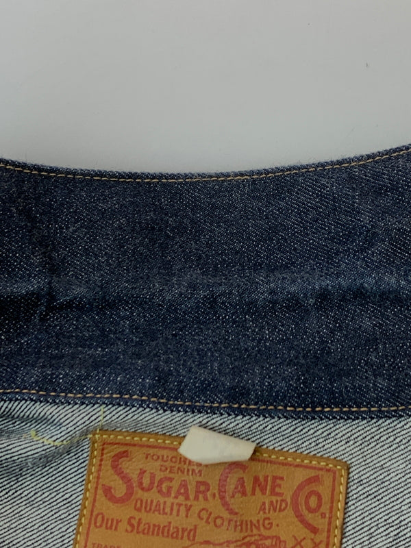【中古品】【メンズ】 SUGAR CANE シュガーケーン 14.25OZ. DENIM JACKET 1953 MODEL SC11953 デニムジャケット アウター 145-260804-yn-39-min サイズ：38 カラー：インディゴ 万代Net店