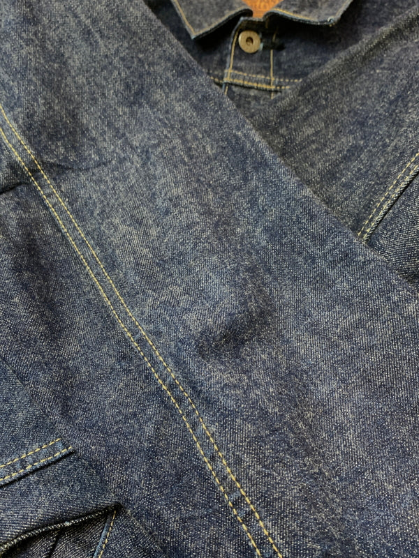 【中古品】【メンズ】 BUZZ RICKSON'S バズリクソンズ WORLD WAR II DENIM BLOUSE BR16041 大戦モデル デニムブラウズ ジャケット アウター 145-260804-yn-41-min サイズ：40 カラー：インディゴ 万代Net店