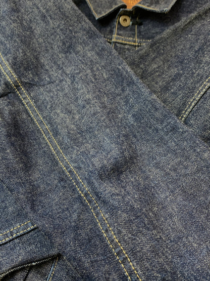 【中古品】【メンズ】 BUZZ RICKSON'S バズリクソンズ WORLD WAR II DENIM BLOUSE BR16041 大戦モデル デニムブラウズ ジャケット アウター 145-260804-yn-41-min サイズ：40 カラー：インディゴ 万代Net店