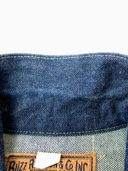 【中古品】【メンズ】 BUZZ RICKSON'S バズリクソンズ WORLD WAR II DENIM BLOUSE BR16041 大戦モデル デニムブラウズ ジャケット アウター 145-260804-yn-41-min サイズ：40 カラー：インディゴ 万代Net店