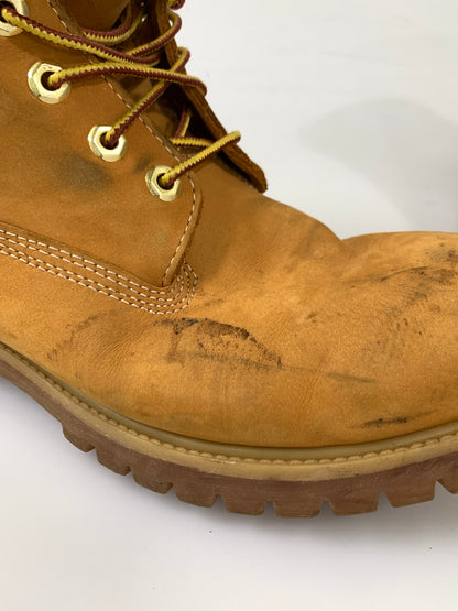 【現状渡し品】【メンズ】 TIMBERLAND ティンバーランド 6INCH PREMIUM BOOTS 10061-8340 6インチ プレミアム ブーツ 靴 164-260804-yn-35-min サイズ：11M カラー：カーキ 万代Net店