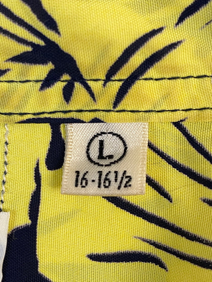 【中古品】【メンズ】 SUNSURF サンサーフ RAYON ALOHA SHIRT レーヨンアロハシャツ M32859 半袖シャツ 145-260813-ta-15-min サイズ：L 16-16 1/2 カラー：イエロー/ブラック 万代Net店