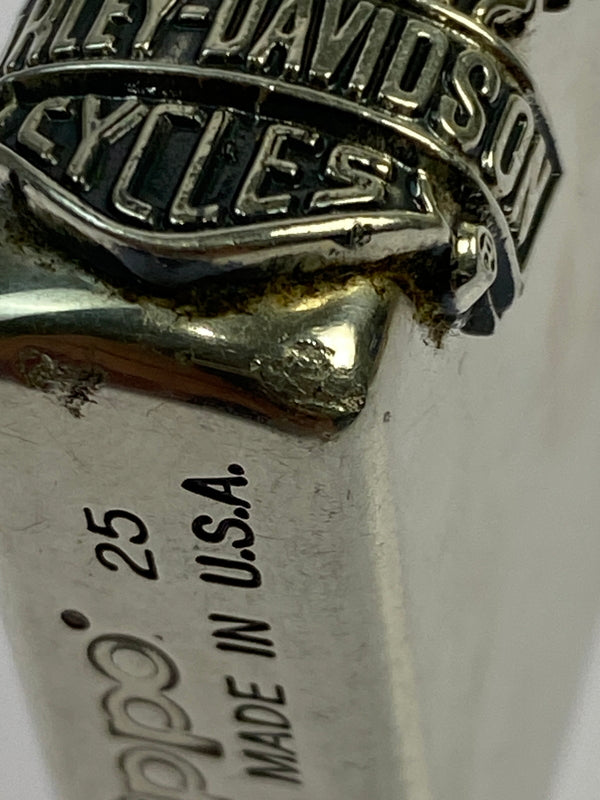 【中古品】【メンズ/レディース】 ZIPPO ジッポ HARLEY-DAVIDSON USA製 25年1月製造 ハーレーダビッドソン オイルライター アメリカ製 206-260809-em-32-min カラー：シルバー 万代Net店