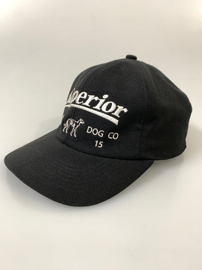 【中古品】【メンズ/レディース】 TYHE H.W.DOG&CO ザ エイチダブリュードッグアンドコー SUPERIOR LOGO BASEBALL CAP スペリオール ロゴ ベースボール キャップ 帽子 185-260811-hu-10-min サイズ：ONE カラー：ブラック 万代Net店