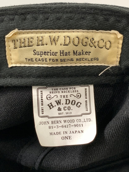 【中古品】【メンズ/レディース】 TYHE H.W.DOG&CO ザ エイチダブリュードッグアンドコー SUPERIOR LOGO BASEBALL CAP スペリオール ロゴ ベースボール キャップ 帽子 185-260811-hu-10-min サイズ：ONE カラー：ブラック 万代Net店