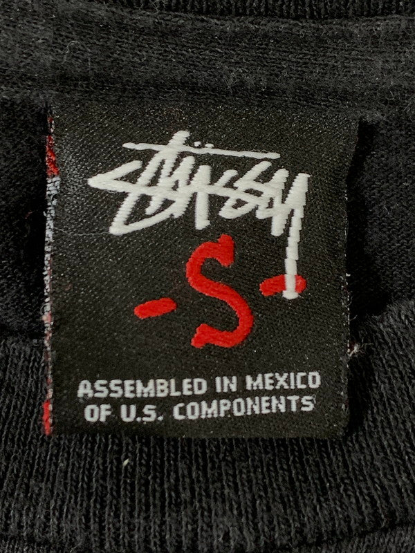【中古品】【メンズ】 STUSSY ステューシー × JAIME HERNANDEZ ハイメ・エルナンデス PRINT TEE 半袖 プリント Tシャツ メンズ トップス ジェイミー 142-260809-em-43-min サイズ：Ｓ カラー：ブラック 万代Net店