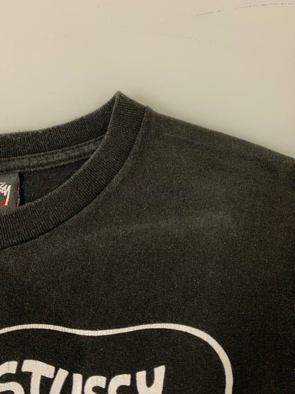 【中古品】【メンズ】 STUSSY ステューシー × JAIME HERNANDEZ ハイメ・エルナンデス PRINT TEE 半袖 プリント Tシャツ メンズ トップス ジェイミー 142-260809-em-43-min サイズ：Ｓ カラー：ブラック 万代Net店