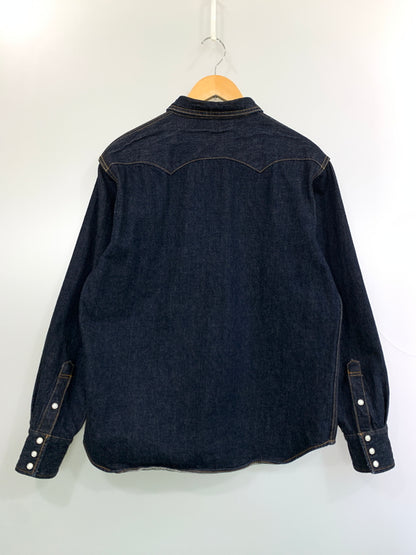 【中古品】【メンズ】 STUDIO D’ARTISAN ステュディオダルチザン DENIM WESTERN SHIRT D5571 デニム ウエスタンシャツ 長袖シャツ トップス 145-260804-yn-37-min サイズ：44 カラー：インディゴ 万代Net店