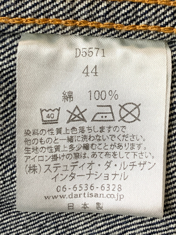 【中古品】【メンズ】 STUDIO D’ARTISAN ステュディオダルチザン DENIM WESTERN SHIRT D5571 デニム ウエスタンシャツ 長袖シャツ トップス 145-260804-yn-37-min サイズ：44 カラー：インディゴ 万代Net店