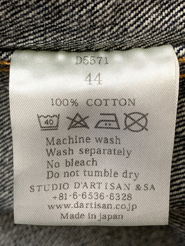 【中古品】【メンズ】 STUDIO D’ARTISAN ステュディオダルチザン DENIM WESTERN SHIRT D5571 デニム ウエスタンシャツ 長袖シャツ トップス 145-260804-yn-37-min サイズ：44 カラー：インディゴ 万代Net店
