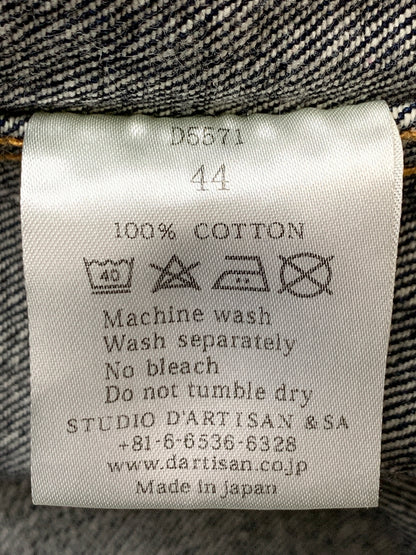 【中古品】【メンズ】 STUDIO D’ARTISAN ステュディオダルチザン DENIM WESTERN SHIRT D5571 デニム ウエスタンシャツ 長袖シャツ トップス 145-260804-yn-37-min サイズ：44 カラー：インディゴ 万代Net店