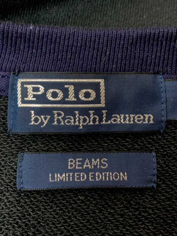 【中古品】【メンズ】 POLO by RALPH LAUREN ポロバイラルフローレン BEAMS LIMITED EDITION SWEATSHIRT トレーナー スウェット ロングスリーブ 長袖 147-260804-hu-46-min サイズ：XL カラー：ネイビー/グリーン/ボルドー 万代Net店