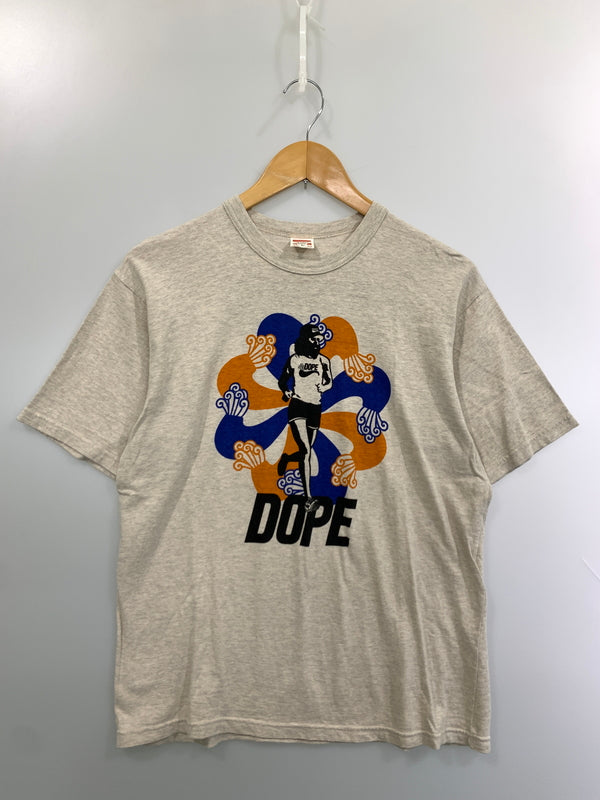 【中古品】【メンズ】 FREEWHEELERS フリーホイーラーズ DOPE TEE ドープ ティー 半袖 Ｔシャツ ティーシャツ ショートスリーブ 145-260804-hu-47-min サイズ：L 40-42 カラー：オートミール系 万代Net店