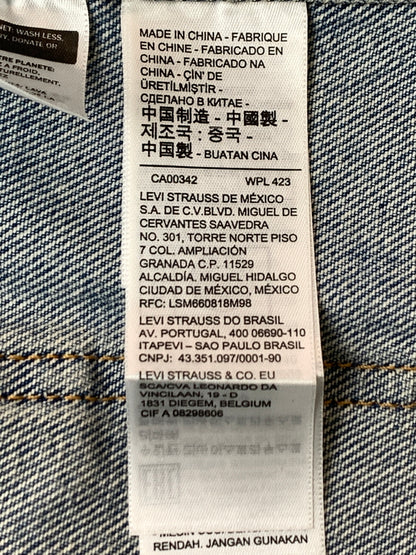【中古品】【メンズ】 LEVI'S リーバイス DENIM COVERALL A0744-0000 デニム カバーオール 上着 アウター ワークジャケット 147-260804-hu-51-min サイズ：M カラー：ブルーインディゴ 万代Net店