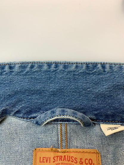 【中古品】【メンズ】 LEVI'S リーバイス DENIM COVERALL A0744-0000 デニム カバーオール 上着 アウター ワークジャケット 147-260804-hu-51-min サイズ：M カラー：ブルーインディゴ 万代Net店