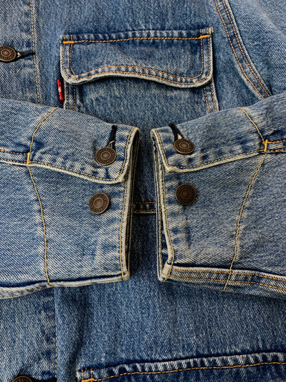 【中古品】【メンズ】 LEVI'S リーバイス DENIM COVERALL A0744-0000 デニム カバーオール 上着 アウター ワークジャケット 147-260804-hu-51-min サイズ：M カラー：ブルーインディゴ 万代Net店