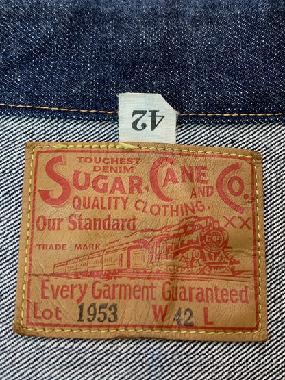 【中古品】【メンズ】 SUGAR CANE シュガーケーン 14.25OZ. DENIM JACKET 1953 MODEL SC11953 デニムジャケット アウター 145-260804-yn-38-min サイズ：42 カラー：インディゴ 万代Net店