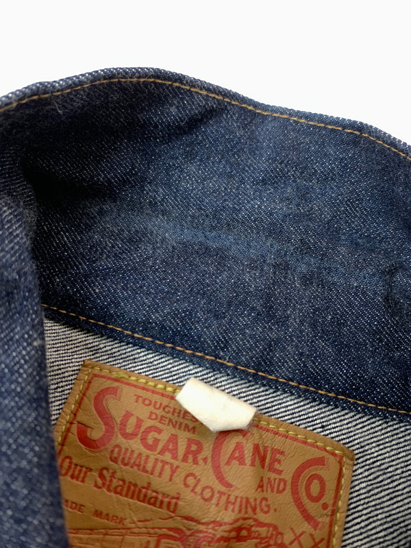 【中古品】【メンズ】 SUGAR CANE シュガーケーン 14.25OZ. DENIM JACKET 1953 MODEL SC11953 デニムジャケット アウター 145-260804-yn-38-min サイズ：42 カラー：インディゴ 万代Net店