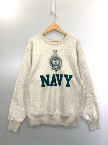 【中古品】【メンズ】 WAREHOUSE ウエアハウス REVERSE SWEAT スウェット トレーナー 145-260804-hu-39-min サイズ：XL カラー：ライトグレー 万代Net店