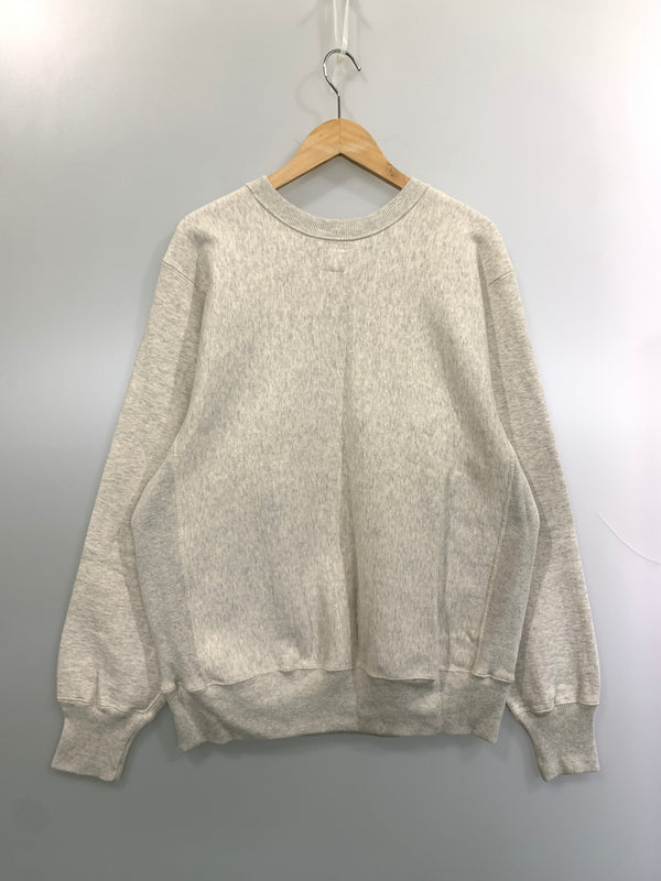 【中古品】【メンズ】 WAREHOUSE ウエアハウス REVERSE SWEAT スウェット トレーナー 145-260804-hu-39-min サイズ：XL カラー：ライトグレー 万代Net店