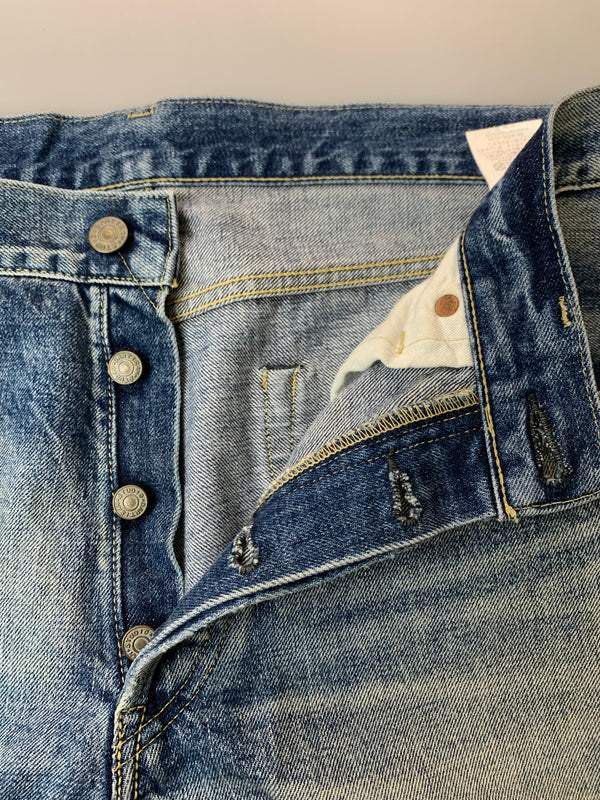 【中古品】【メンズ】 STUDIO D'ARTISAN ステュディオ ダ ルチザン IVY WASH JEANS D1826 デニムパンツ ボトムス ジーンズ ジーパン 156-260804-hu-43-min サイズ：34 カラー：ブルーインディゴ 万代Net店