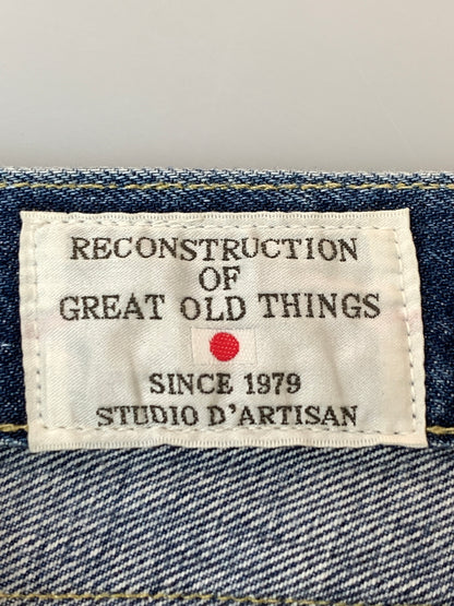 【中古品】【メンズ】 STUDIO D'ARTISAN ステュディオ ダ ルチザン IVY WASH JEANS D1826 デニムパンツ ボトムス ジーンズ ジーパン 156-260804-hu-43-min サイズ：34 カラー：ブルーインディゴ 万代Net店
