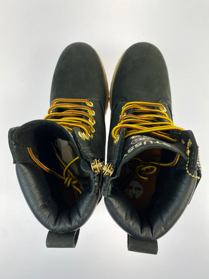 【中古品】【メンズ】 STUSSY ステューシー × TIMBERLAND ティンバーランド 6 INCH PREMIUM BOOTS SIDE ZIP プレミアム ブーツ サイドジップ 164-260805-zi-22-min サイズ：26.5cm カラー：ブラック 万代Net店
